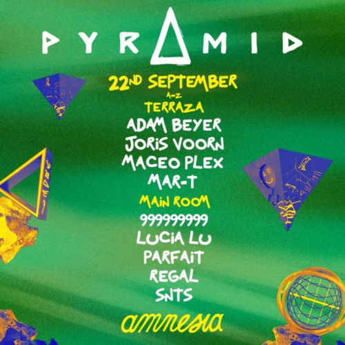 JORIS VOORN AT PYRAMID AMNESIA BROADCASTED LIVE FROM PURE IBIZA RADIO - 22-9-24